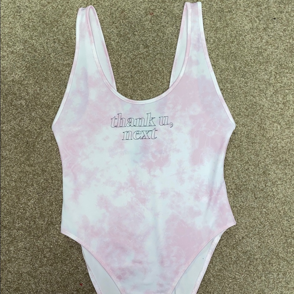 thank u, next bodysuit from H&M (size: Medium)